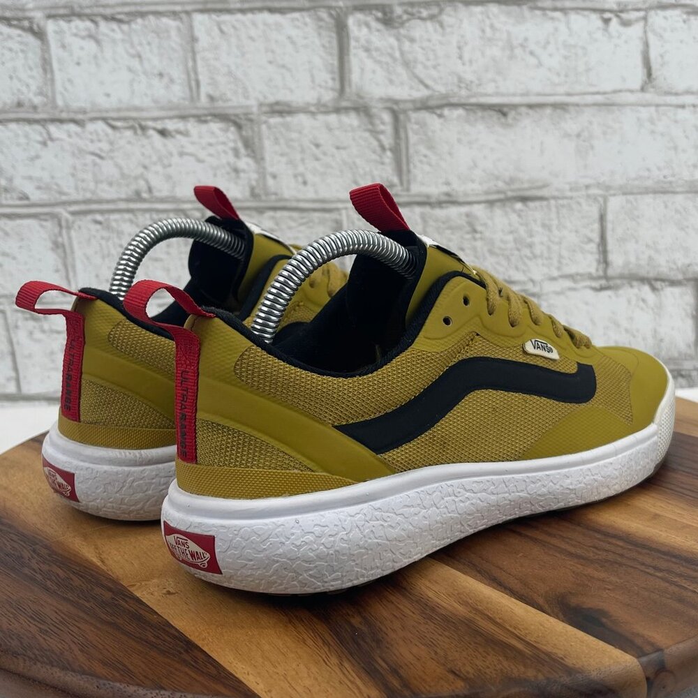 Vans Ultrarange Exo Mens 7.5 Yellow Mustard Black Skate Shoes 721356 - Picture 5 of 15